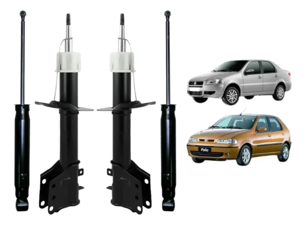 Kit 4 Amortiguadores Monroe Fiat Palio Siena 2001/2014